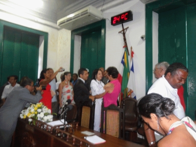 Posse dos Vereadores e Prefeita de Valença
